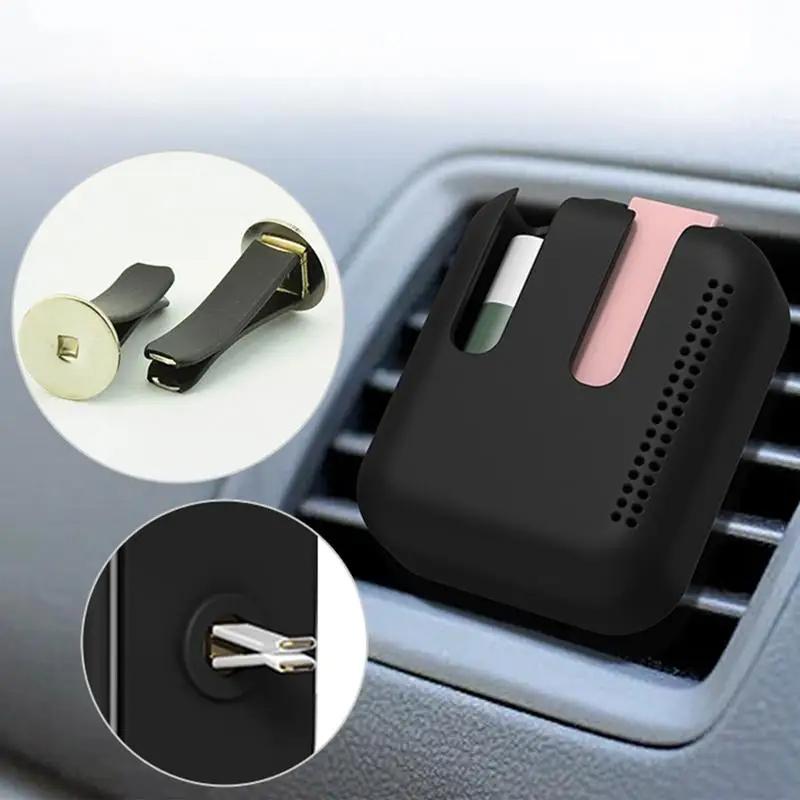 Držák na balzám na rty do auta Držák na měkký balzám pro ventilační otvory do auta Difuzér na aromaterapii do auta s klipem Organizér do auta Interiér auta