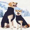 Dotoner Dog Jackets-Warm Dog Coat Reflective Fleece Vest Waterproof Winter Coat Cold Weather Coats for Large Dogs(M,Blue)