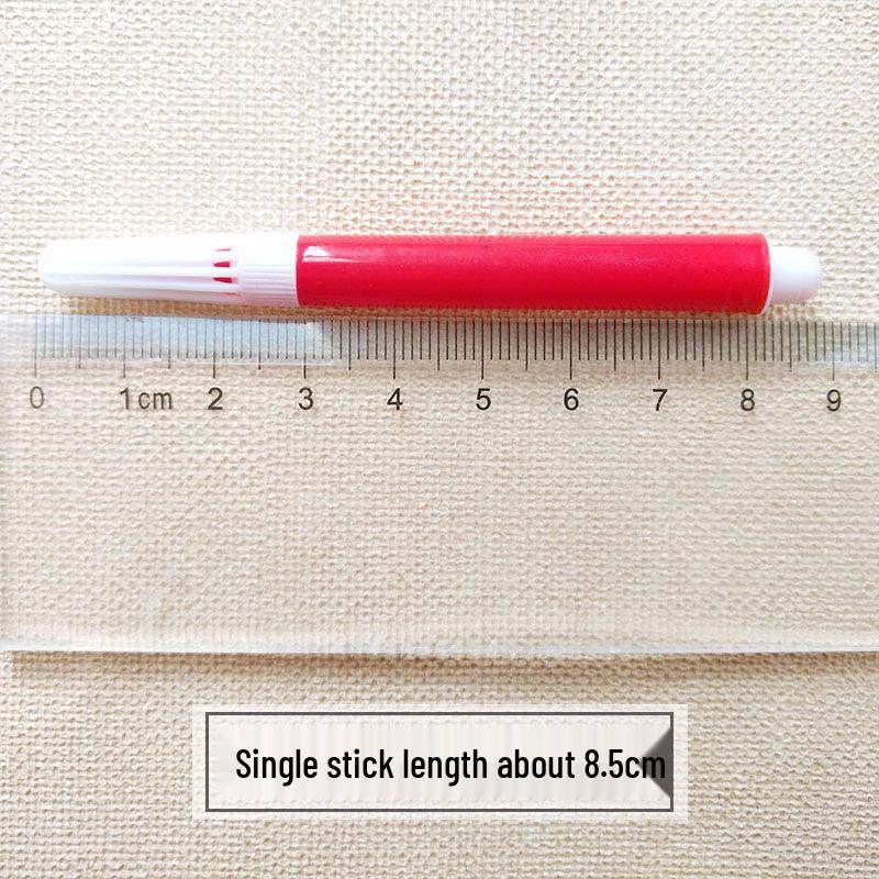 6-Color Watercolor Markers & Paint Brushes Set for Kindergarteners