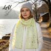 Soft Blend Shawl Glitter Sparkly Foil Snowflake Print Scarf for Women Christmas Decorative Theme Wrap Fall Winter Lightweight Fabric Gift