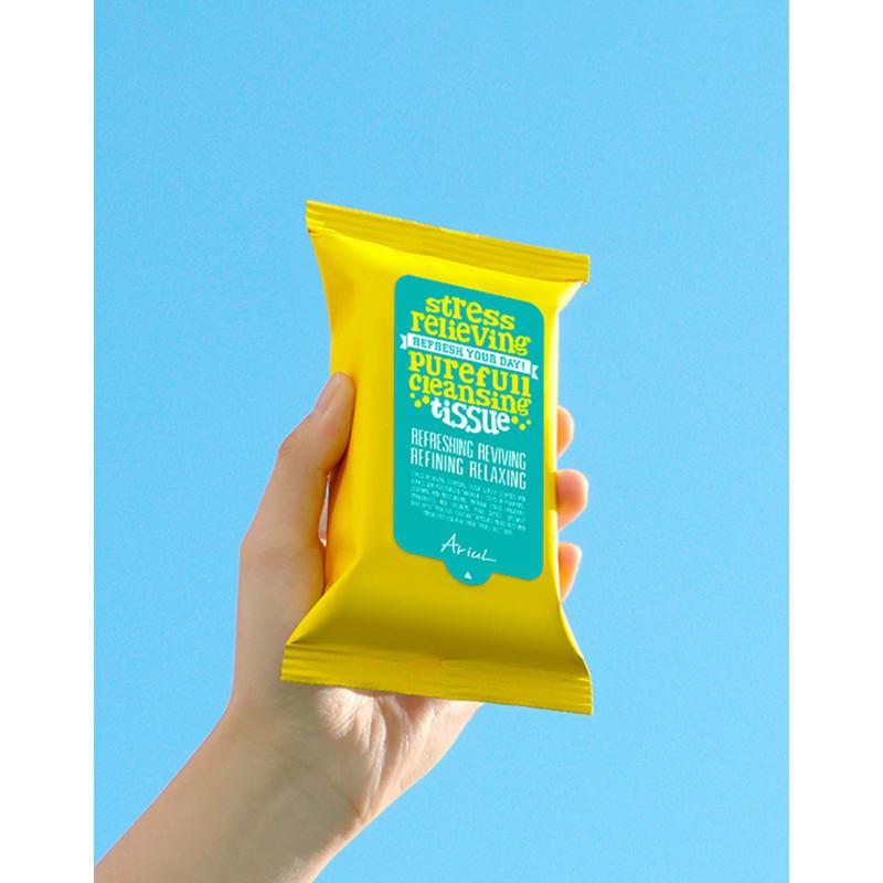 

Снимающие стресс очищающие салфетки Pureful, 15 штук