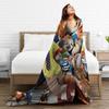 Anime Zootopia Cartoon Blanket  Soft Warm Comfortable Plush Throw Blanket For Home Decor Travel Flannel Bedspread Bed Cover