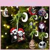 Jack Sally Halloween-dekorasjoner The Nightmare Before Christmas Julepynt 2022