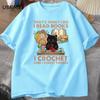 Funny Cat T Shirt for Men Women That's What I Do I Read Books I Sew and I Know Things Cat T-shirts Summer Cotton Vintage Tops