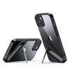 Rigid Case with Gel Frame and Built-in Stand for iPhone 14, Black