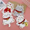 {Summer2} Cute Cartoon Lucky Cat Hand Towel Thickened Quick Drying Wiping Towel Bathroom Coral Velvet Absort Hanging Towel