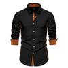 Spring And Autumn Men'S Long Sleeve Shirt