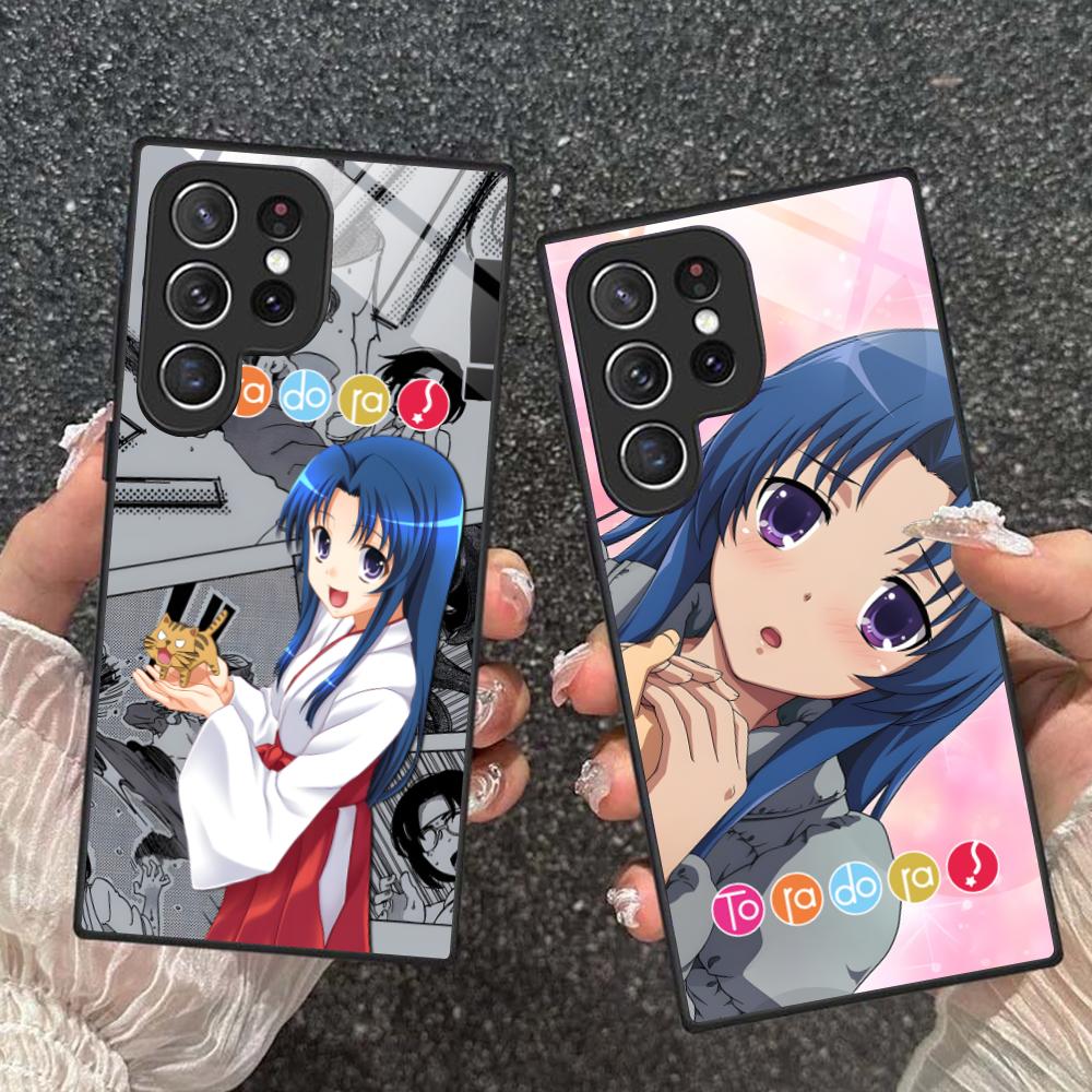 Toradora Kawashima Mobile Phone Case for Samsung Galaxy A56 55 54 53 52 51 36 35 34 23 16 15 5G Glass Colorful Cover Cellphones