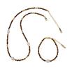 Maillard Tiger'S Eye Stone Freshwater Pearl Necklace Niche Design Necklace Bracelet Autumn And Winter Personality Fritillary Clavicle Chain Women
