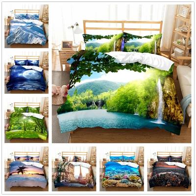 Süße Erinnerung Landschaft Zeuge Liebe Bettbezug Set King Queen Double Full Twin Einzelgröße Bettwäsche Set