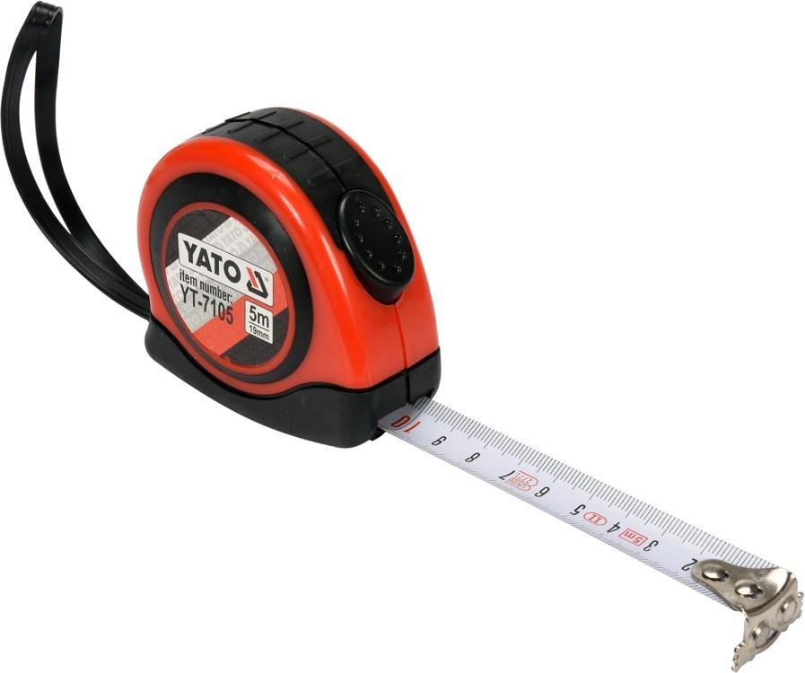 Rolled tape measure 5 m x 19 mm YT-7105 YATO