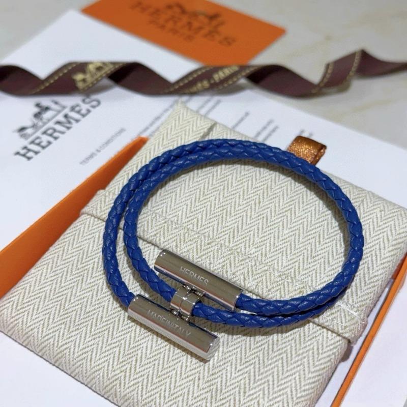 Stainless Steel Bracelet, Leather Woven Bracelet, Various Colors, Geometric Style, Light Luxury Style