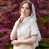 Muslim Headscarf Hijab Veil Foreign Trade Lace Wedding Veil Floral Overlay Headscarf