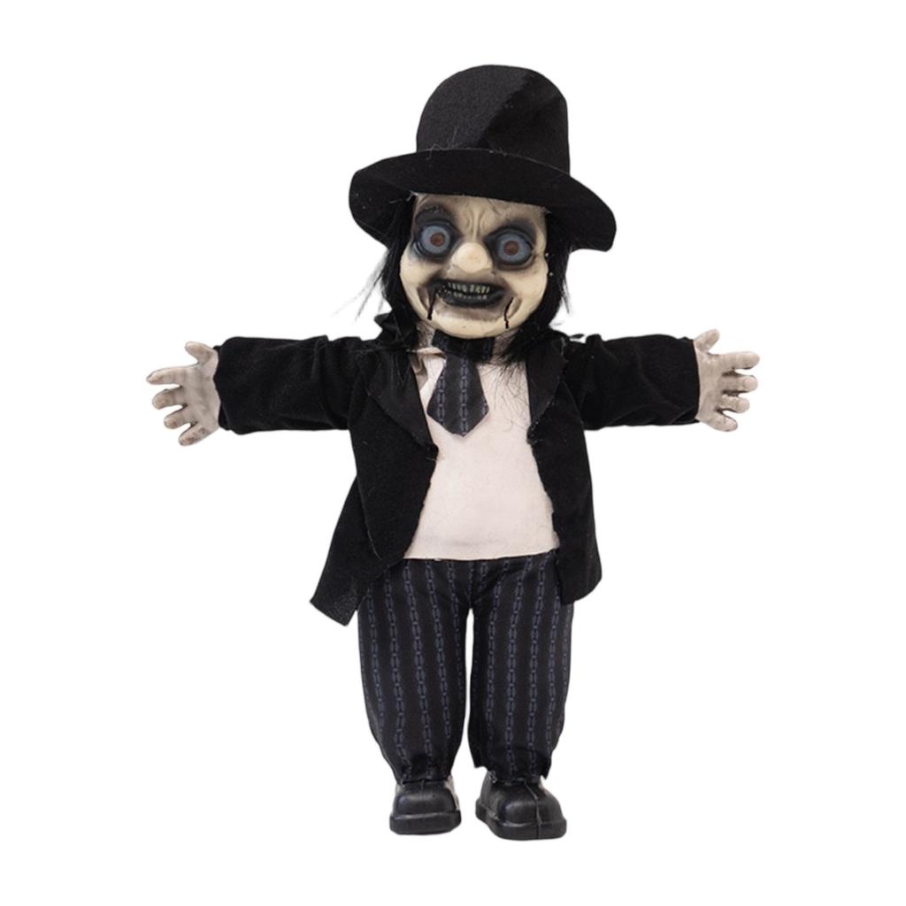 Halloween Horror Doll Ornament Pumpkins Witch Vampires Rupture Doll Atmosphere Decoration Props