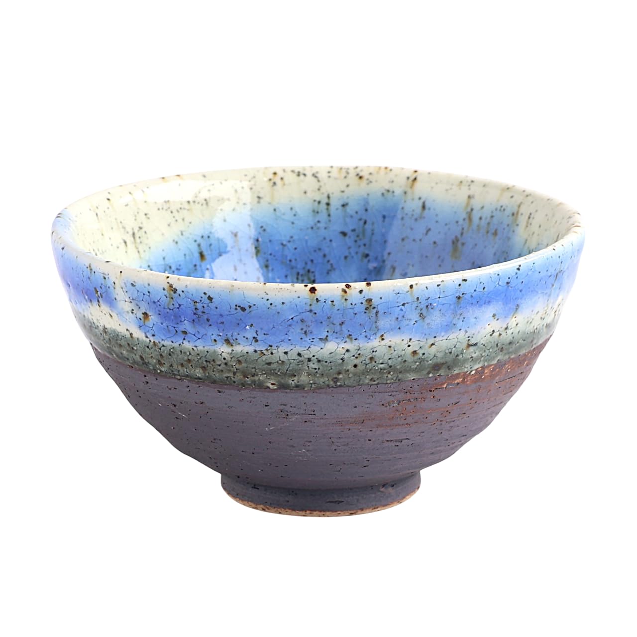 

Tori Quail rice bowl Shigaraki ware (blue) W511-03 синий