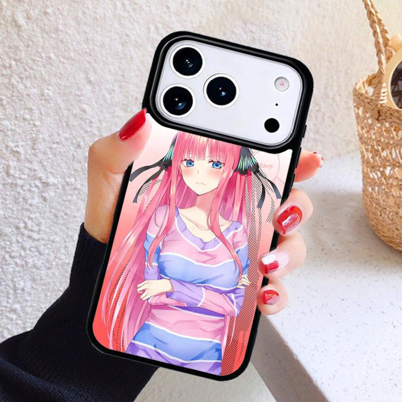 

Чехол для телефона Nakano Nino Gotoubun no Hanayome для iPhone 17 Air 16 15 14 13 12 11 Pro Max Plus iPhone17
