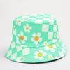 Retro Cartoon Double-Sided Bucket Hat, 80s/90s Style, Versatile Sun Protection for Outdoor Wear