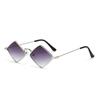 Diamond-Shaped Sunglasses: Trendy European & American Hip Hop Club Style Women's Fashion with UV Protection