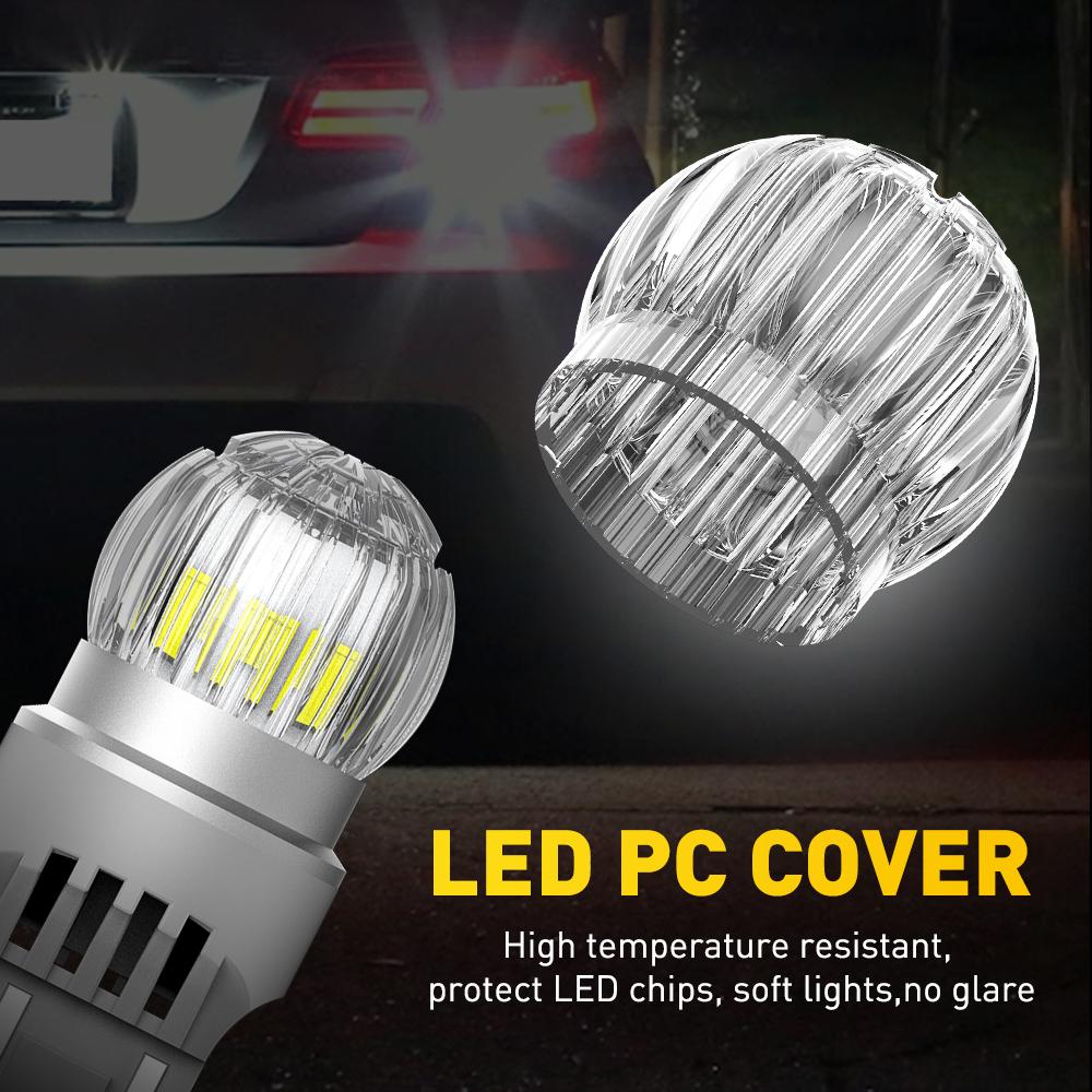 2x AUXITO T20 7443 7440 W21W W21/5W LED Bulb DRL Parking Reverse Lamp Stop Brake Signal Light White/Red/Yellow 12V 360° Lighting Dome Lights 6