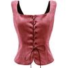 Neutral Cross-border Deerskin Plush Vest Halloween Costume Renaissance Viking Pirate Cosplay Tank Top