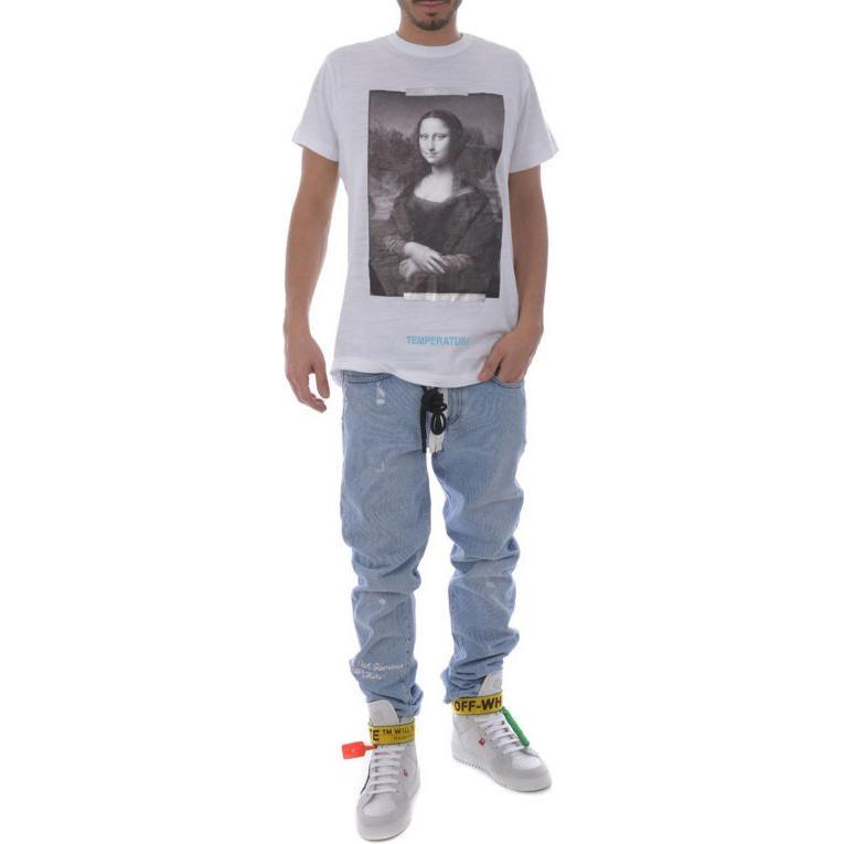 Off-White Monalisa Short Sleeve Mens Mona Lisa Men's OMAA002S180010120110