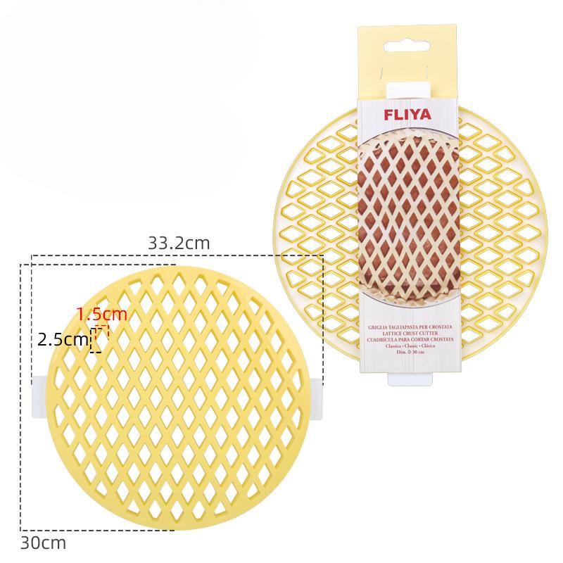 Apfelkuchen Sonnenkuchen Großes rautenförmiges Herz Vierblättriges Kleeblatt Kleine rautenförmige Pizza Dekorationswerkzeuge Backutensilien