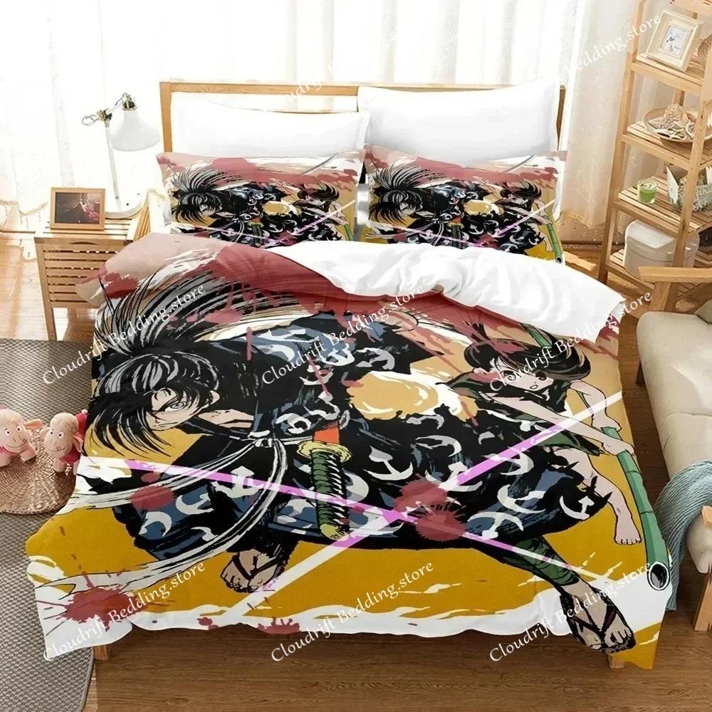 Anime Dororo Bedding Set Twin Full Queen King Size with Pillowcases Bedroom Decor 3D Printed Polyester Duvet Cover