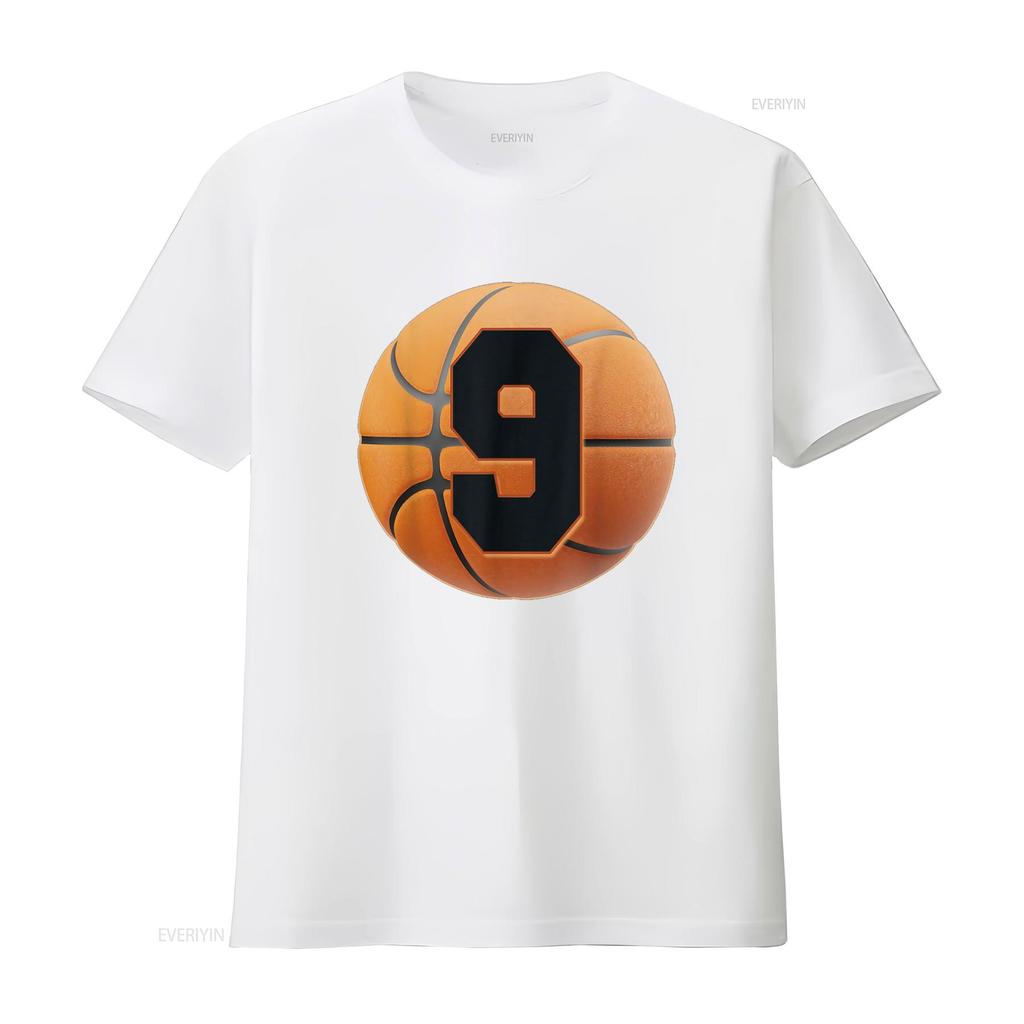 kids 9 year Old Birthday T Shirt Boys basketball 9th vintage Washed Unisex Slightly designer clothes Stylish