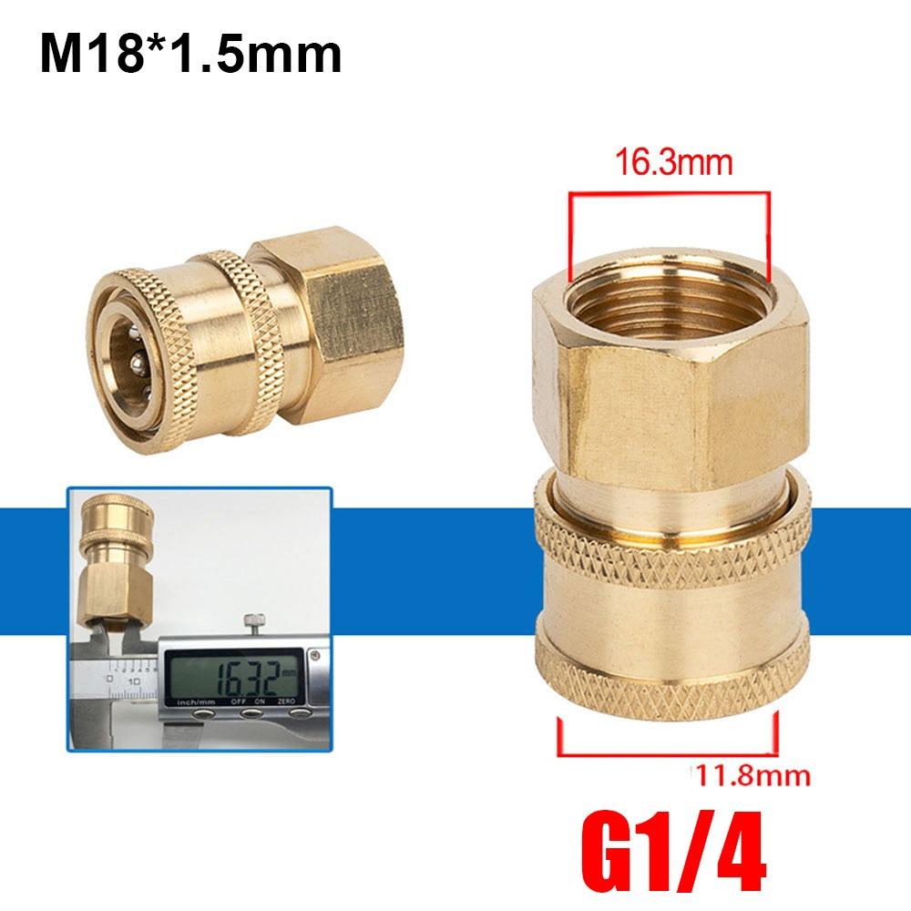 1 Stück Schnellverschluss G1/4 Hochdruckreiniger Adapter Set Für Hochdruckwaschbrenner Schlauch
