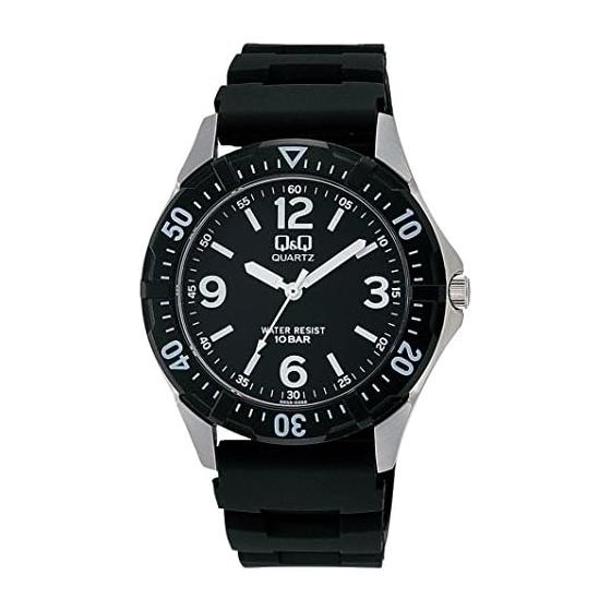 [Citizen Q&Q] Watch Analog Waterproof Urethane Belt W376-305 Men s Black