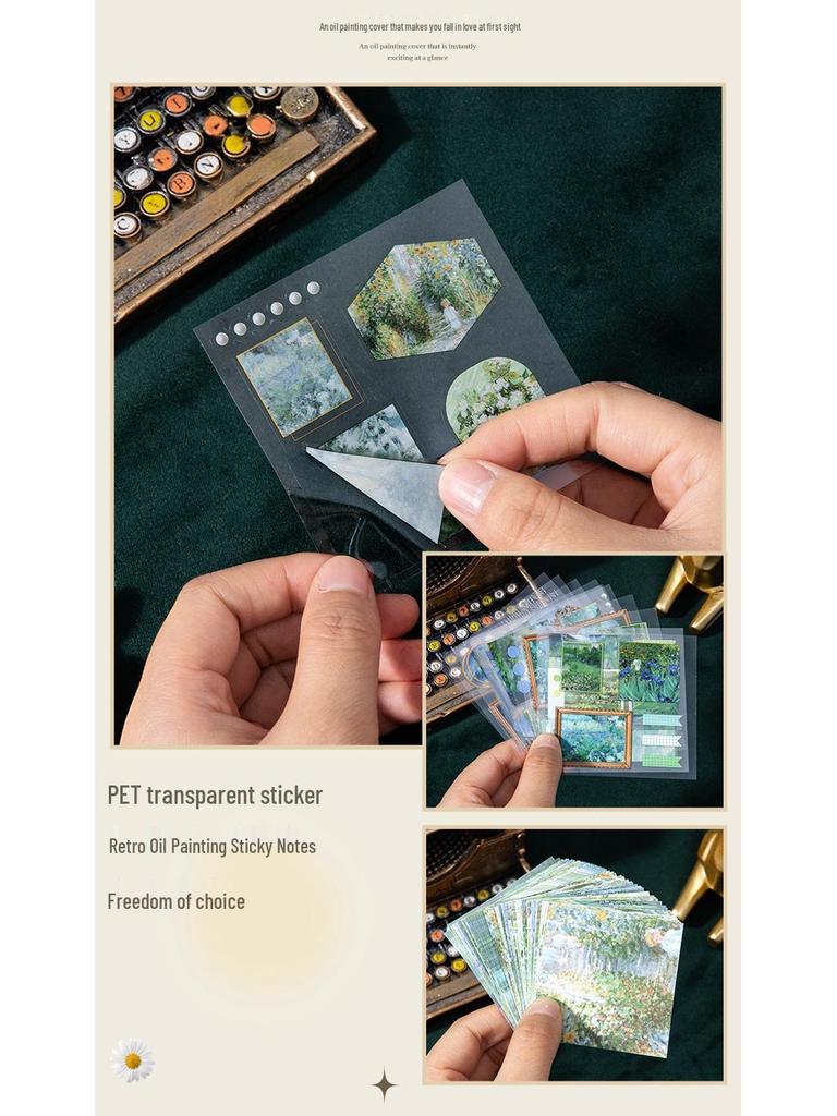 Vintage Oil Painting Notebook Set: Journal and Diary Gift for Students - Perfect for Back To School or Children's Day Souvenir