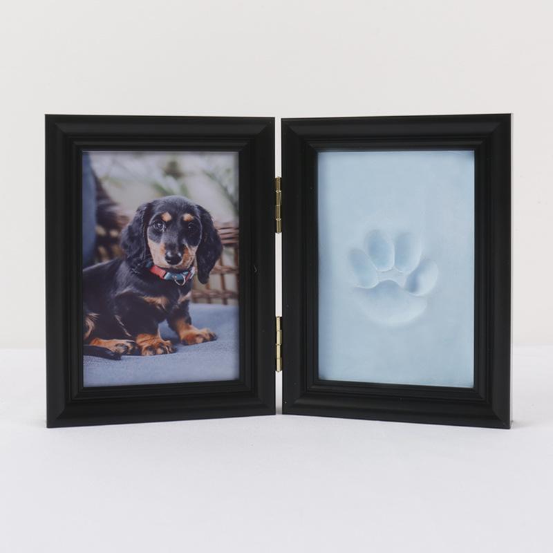 Pet Paw Print Photo Frame DIY Ornament with Clay