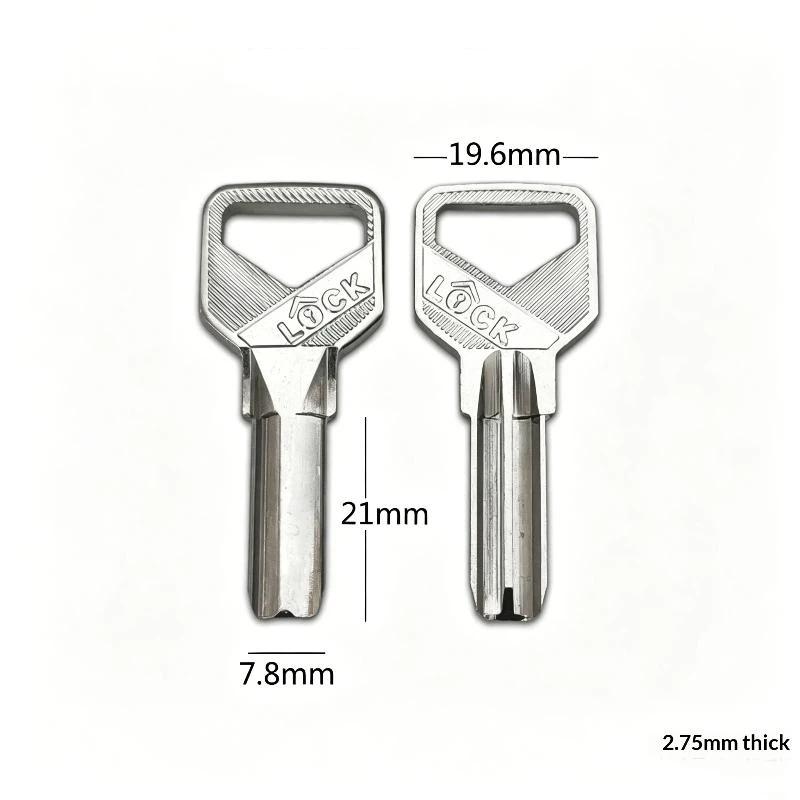 Chiave Vergine Durevole E118 2 Pezzi Acciaio Inossidabile Resistente alla Ruggine Dimensioni Precise per Sostituzione Chiave Serratura Ufficio Commerciale