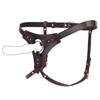 Wearable Strap On Dildo Harness Pants PU Leather Adjustable Pegging Harness Belt BDSM Bondage Underwear Sex Toy for Women Men