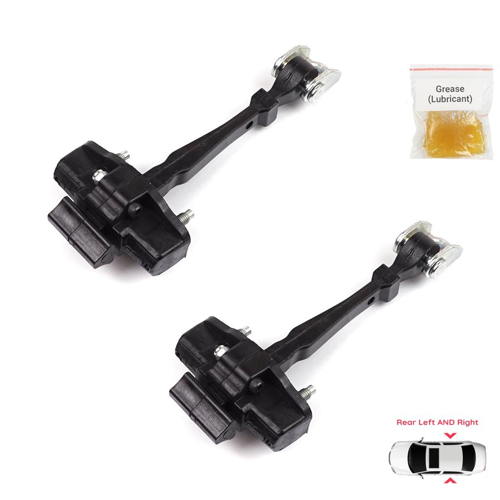 EDP1249-1 2 Pieces Rear Left AND Right Door Catch Hinge Brake Stop Check Strap Limiter for Renault Captur MK1 J87 H5 J5 2013-2019 824305607R