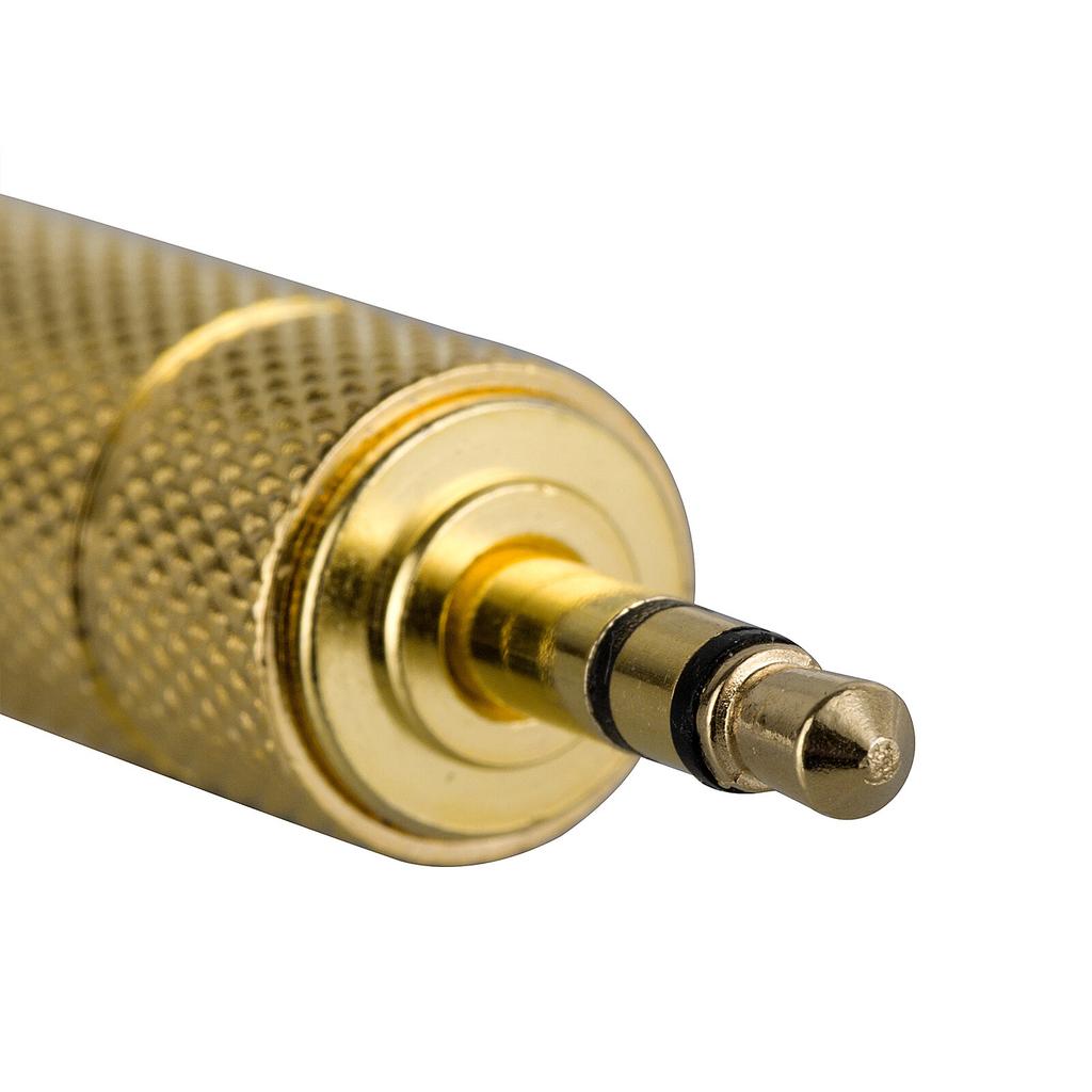 6.5mm 1/4" Female To 3.5mm 1/8" Male Stereo Audio Headphone Jack Converter Plug