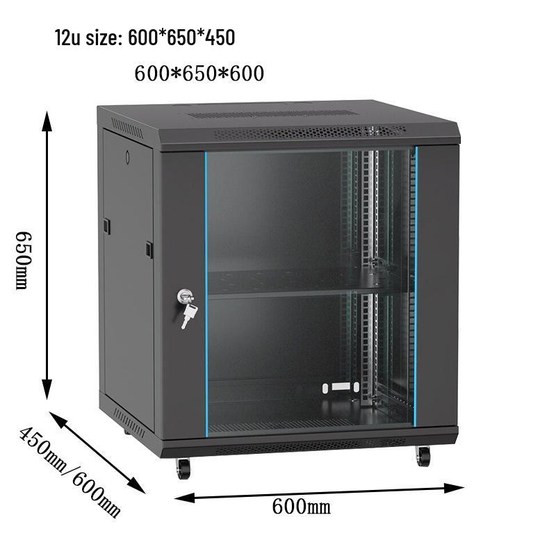 12U Server Cabinet for Network and Multimedia Equipment