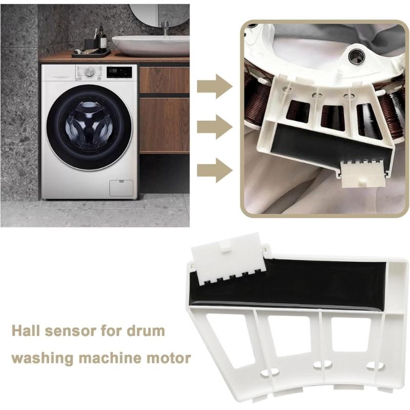 Precisely Hall Effect Sensor Replacement Rotor Position Sensor Assembly for Washing Machine Motor Speed Monitoring