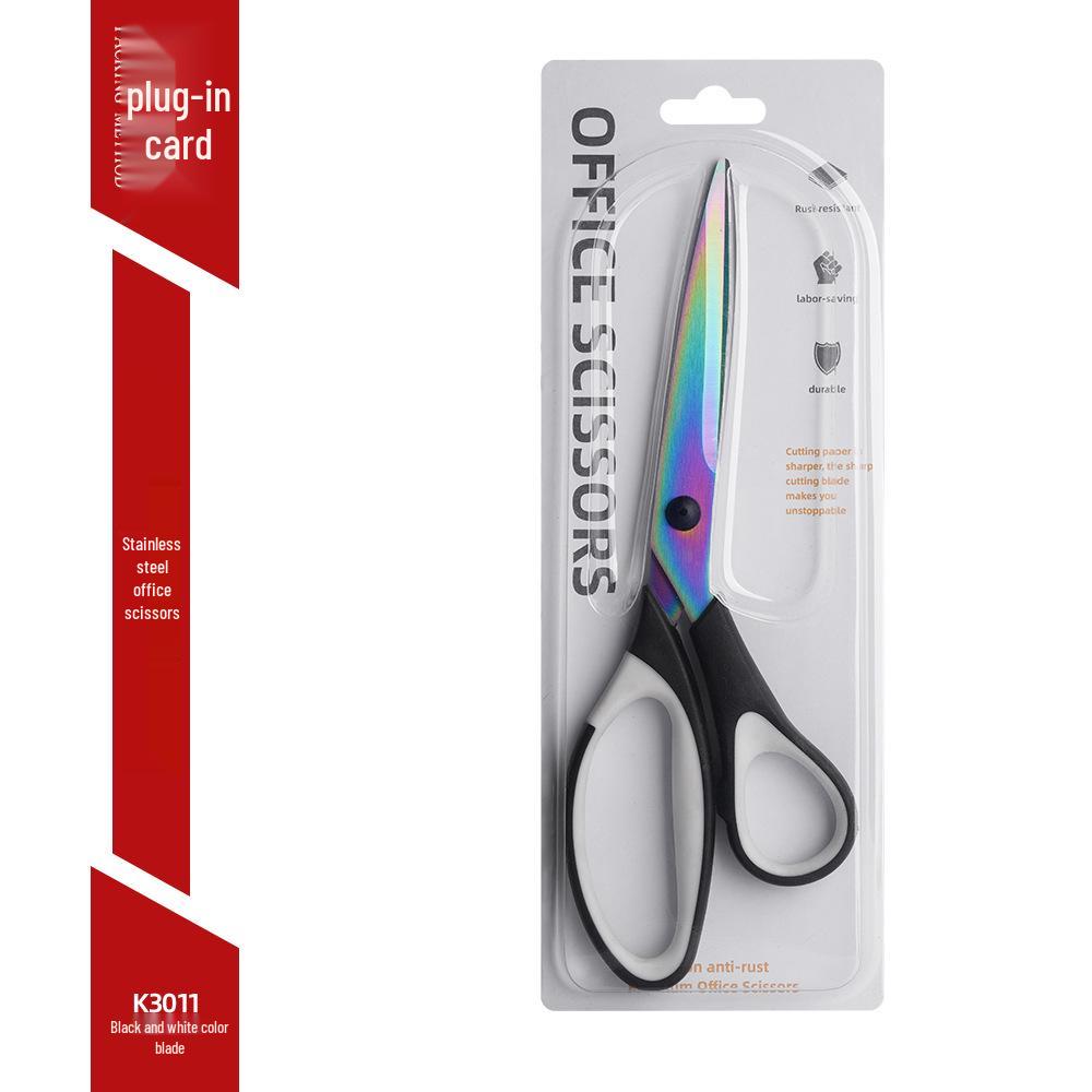 Stainless Steel 3-Piece Scissors Set: Tailor, Office, and Paper-Cutting Scissors