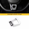 Emblems Volkswagen R Emblem Zinc Alloy Car Steering Wheel Trim Buckle For VW Golf Polo GTI Tiguan CC Passat Variant Jetta Santan zf6