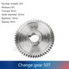 CJ0618 Ingranaggi Metallici Metrici e Imperiali/Ingranaggio Albero Principale/Ingranaggio Avanzamento 20T/25T/30T/35T/40T/45T/50T/60T/80T/54T/55T/57T/65T/72T