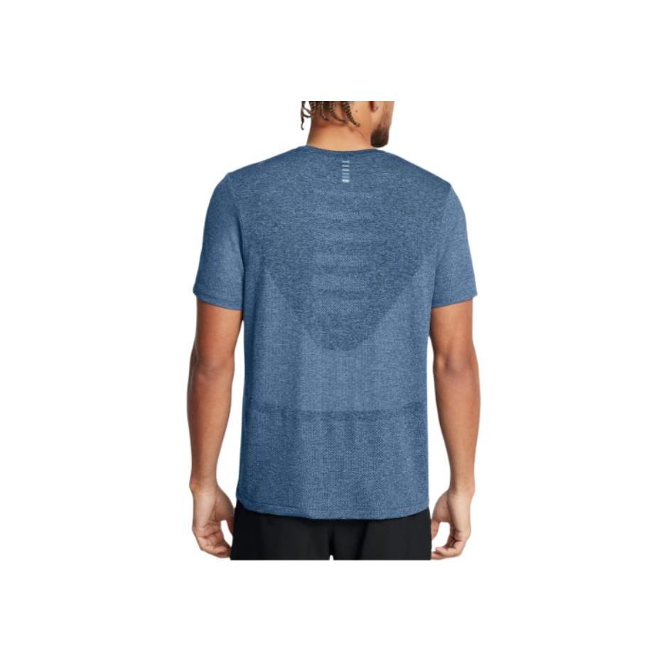 Under Armour Seamless Color Block Logo Comfortable Nautical Short Sleeve T-Shirt Men T-Shirts Blue 1375692-465