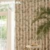 1PC NAPEARL 80% Blackout Curtain Vintage Cream Colored Thick Curtains Rustic Style Printed Curtains for Bedroom Living Room Window for Home Decor
