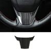 1PCS Trim Steering Wheel Sheet Cover Black Titanium For Honda CRV CR-V 2017-