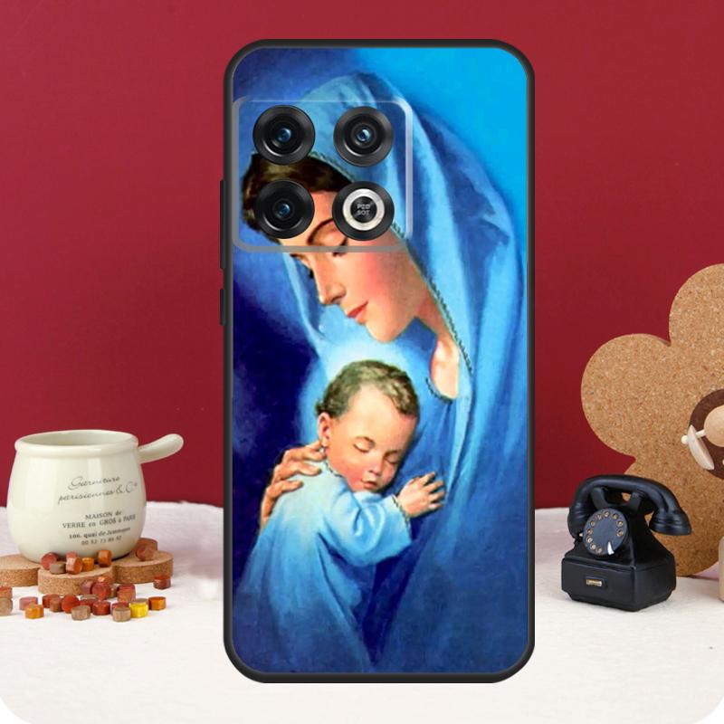 Religious Mary and Jesus Cover For OnePlus Nord 4 CE 3 2 Lite N30 N20 N10 OnePlus 10T 8T 13R 12R 13 12 11 10 Pro Case