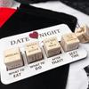 Date Night Dice After Dark Edition, Date Night Ideas Game Dice,Lovers Decision Dice,Couple Dice Fun Dice,Multi-Styles Wood Reusable Couple Dice