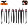 New Halloween Hanging Long Hair Ghost Skeleton LED Light-emitting Horror Skeleton Ghost Bar Haunted House Decoration Props