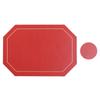 European Leather Placemat Anti-scalding Heat Insulation Mat Waterproof and Oil-proof Western Food Mat Dining Table Mat Coaster Placemat