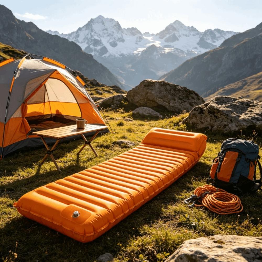 Self-Inflating Self-Inflating Sleeping Mat Ultralight Compact Inflatable Sleeping Pad  Fishing