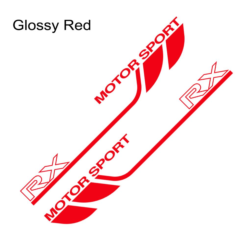 2PCS Car Door Side Stripe Stickers For Lexus RX 350 250 300 Motor Graphics Sport Body Decoration Auto Accessories Vinyl